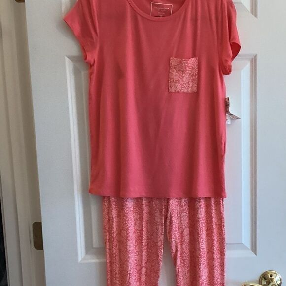 NWT. Charter Club Brand Women’s Size XS 2 PC Pajama Set - Picture 1 of 14